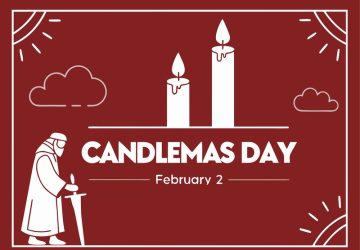 candelora1, candele e disegno di uomo con bastone